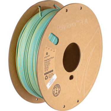 Polymaker PolyTerra PLA Dual Color - Chameleon (Teal-Yellow) - 1.75mm - 1kg